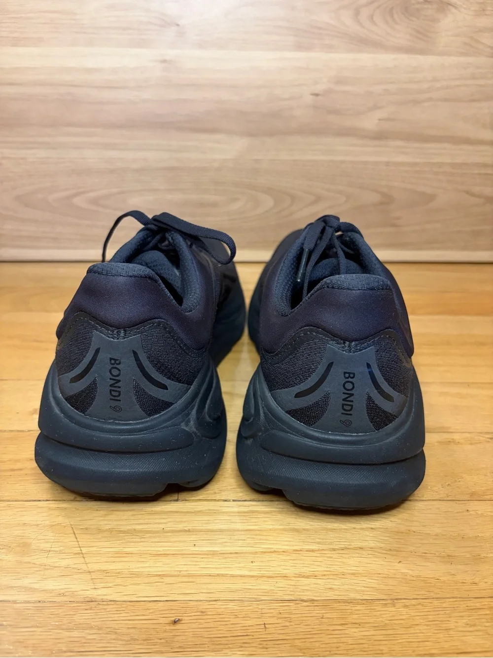 Hoka Bondi 9 Men’s Sneakers in Black - Size 9.5